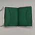 1913 British Antique Pure Silver Card Case with Chain 73g William Henry Sparrow